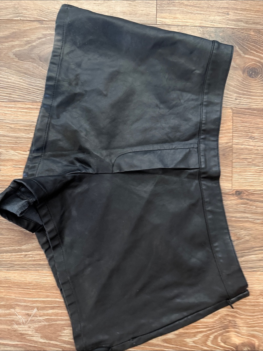 Victoria's Secret Black Faux Leather Women’s Shorts